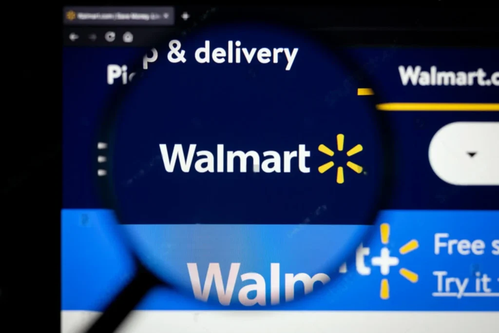 Walmart logo magnified - Walmart dropshipping