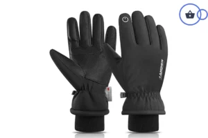 Insulated Polar Fleece Suede Gloves - Best selling winter products on Amazon 