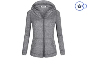 Pervobs Women Long Zippered Hood - Best selling winter products on Amazon 